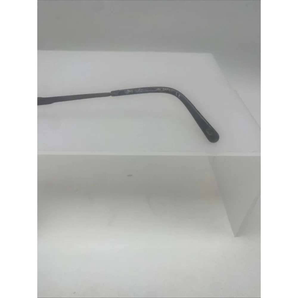 Carrera Eyeglasses FRAMES ONLY CA7574 Half Rim 145 Black 278 Safilo Porsche Car